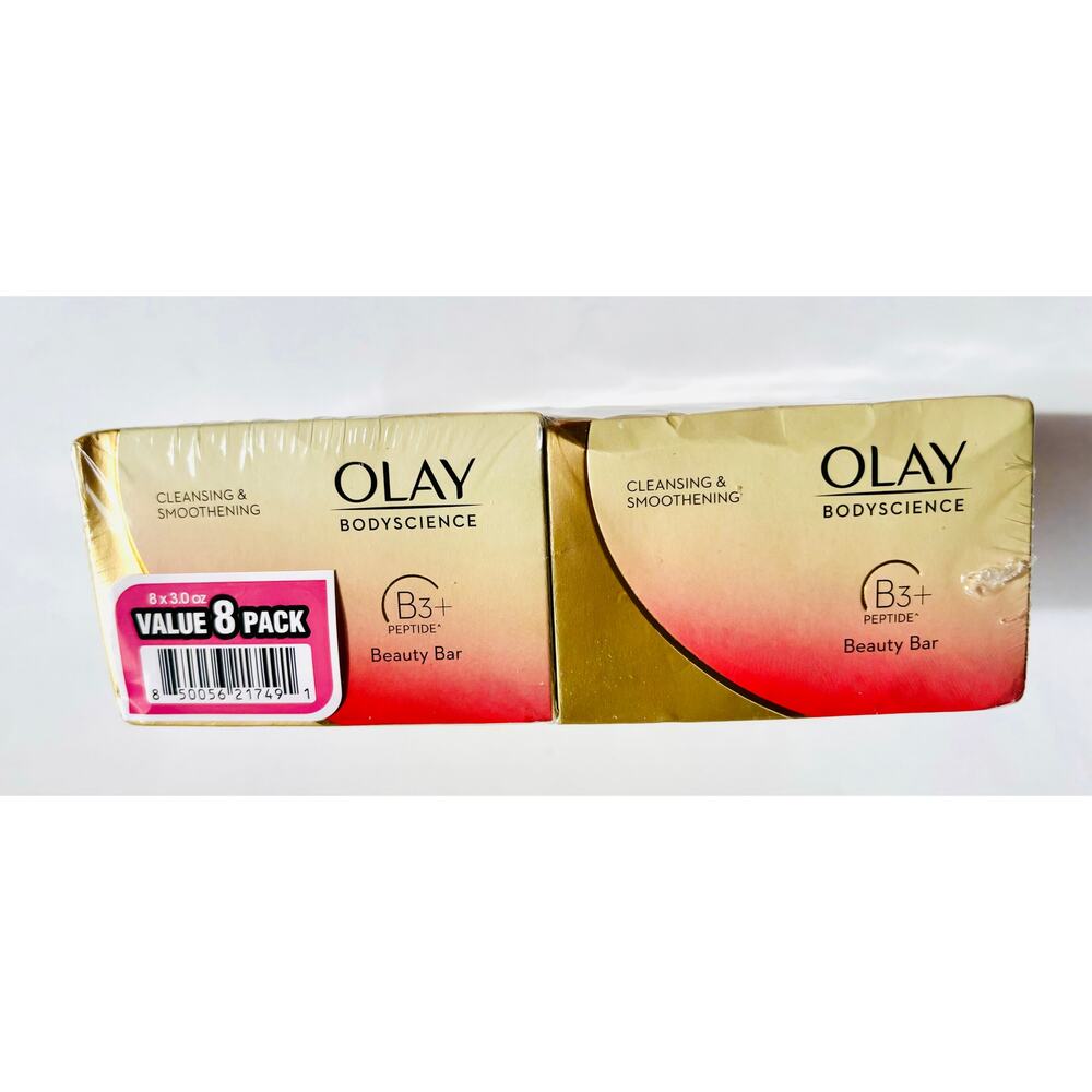Olay Body Science Soap B3 Niacinamide and Peptide Beauty Bar 8 pack